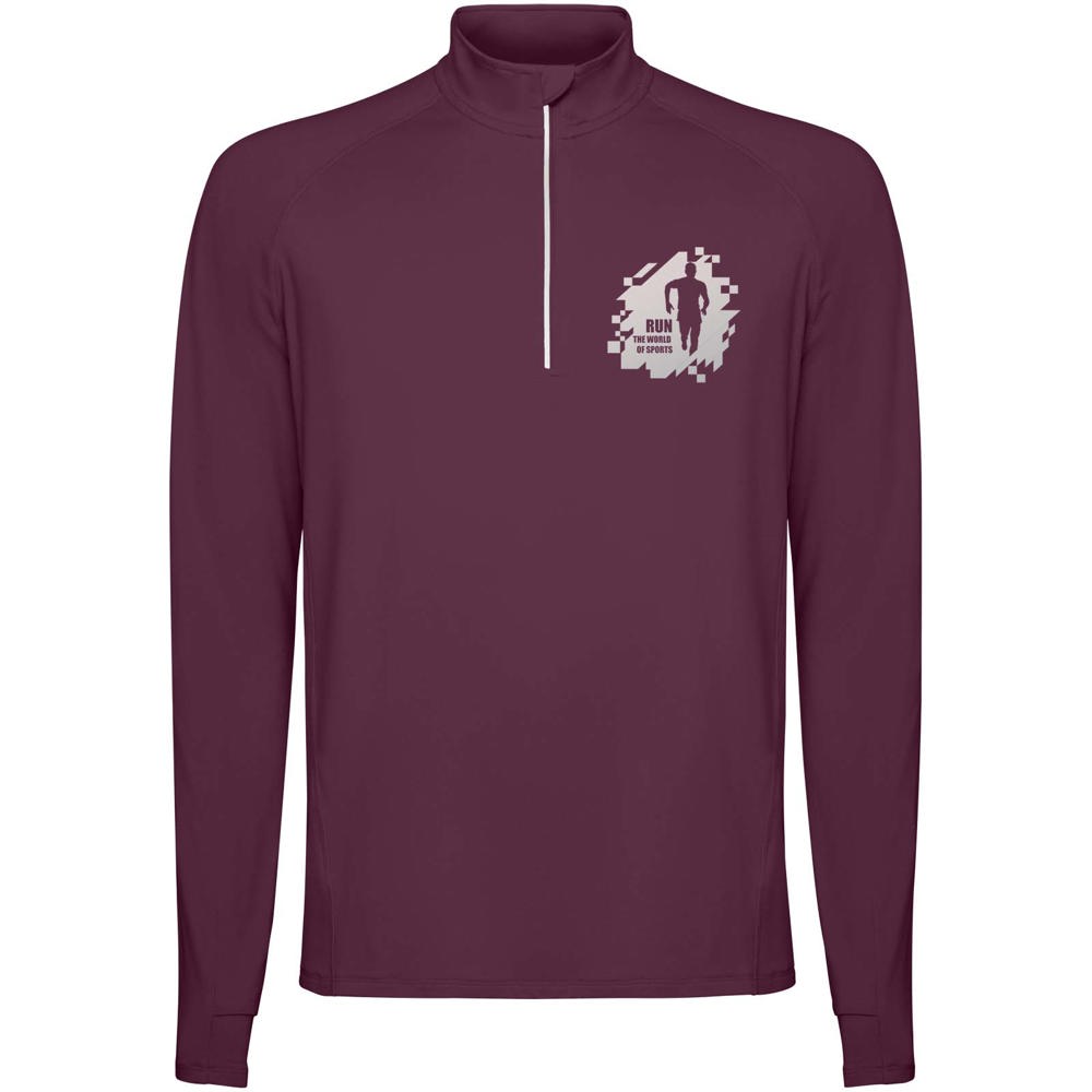 Estambul herensweater met lange mouwen en halve rits