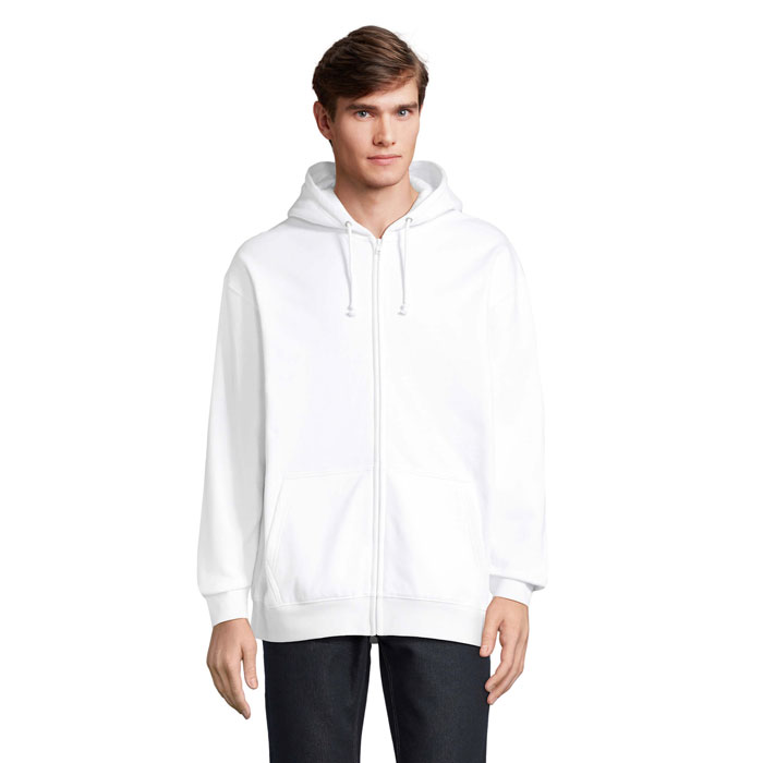 CARTER - CARTER capuchon met rits - Wit