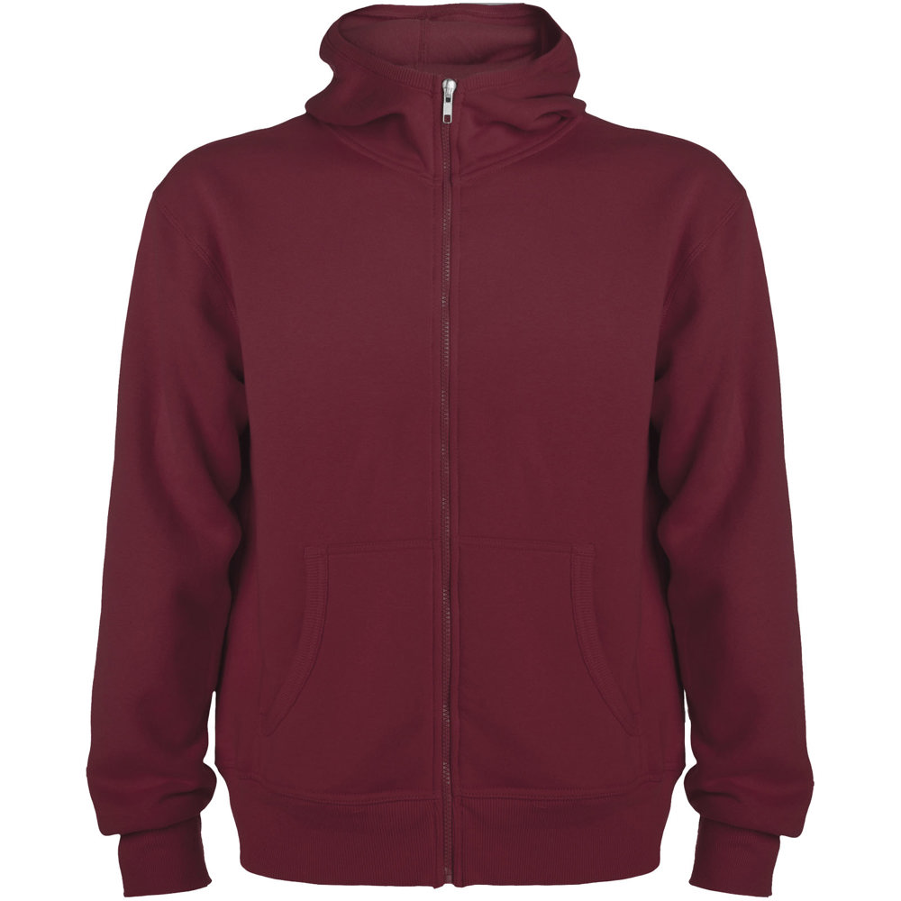 Montblanc unisex hoodie met volledige rits - Granaat