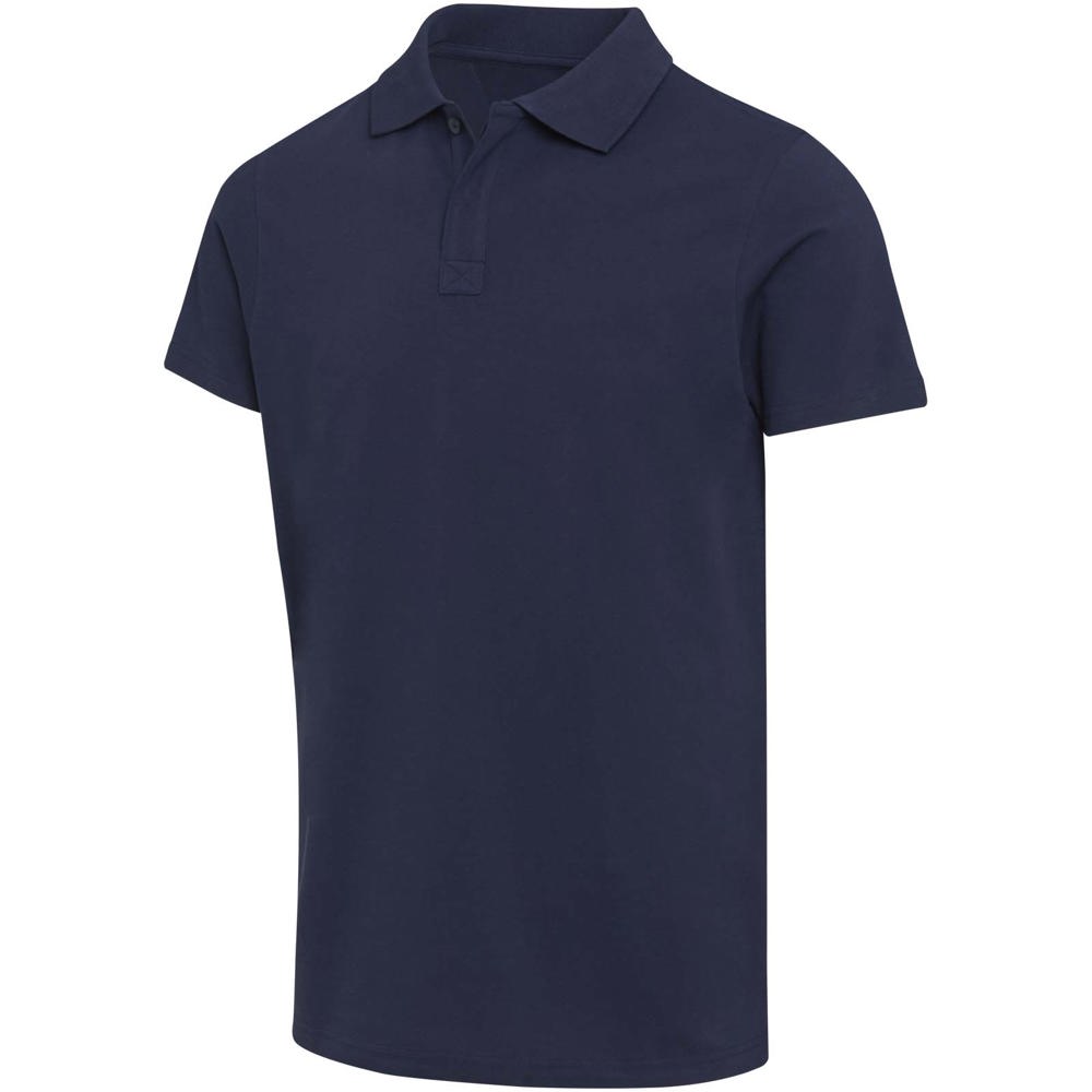 Graphite 180 g/m² unisex OCS organische polo met korte mouwen - Marineblauw