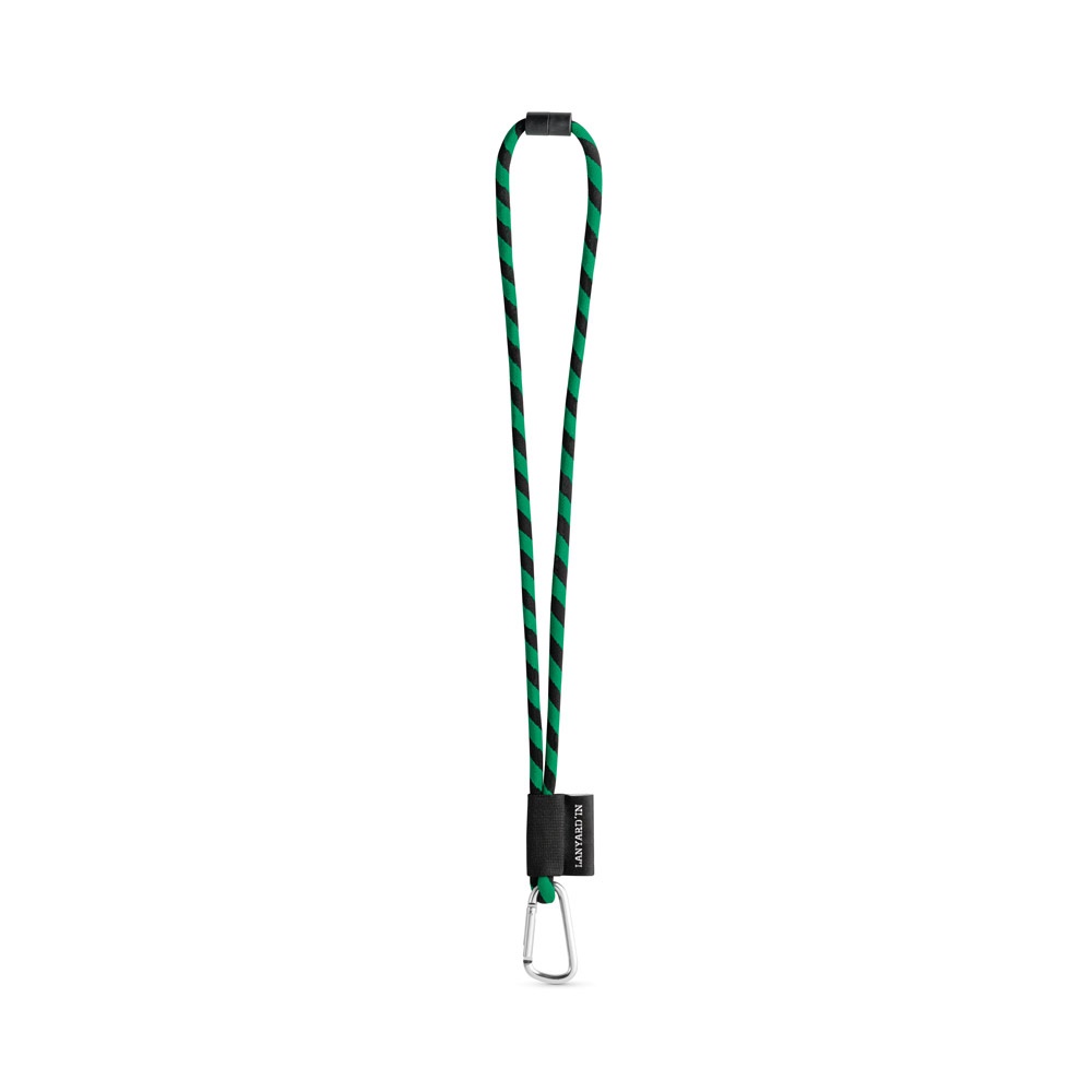 75089. Lanyard Tube Long Set II. Standaard modellen - Zwart, Groen
