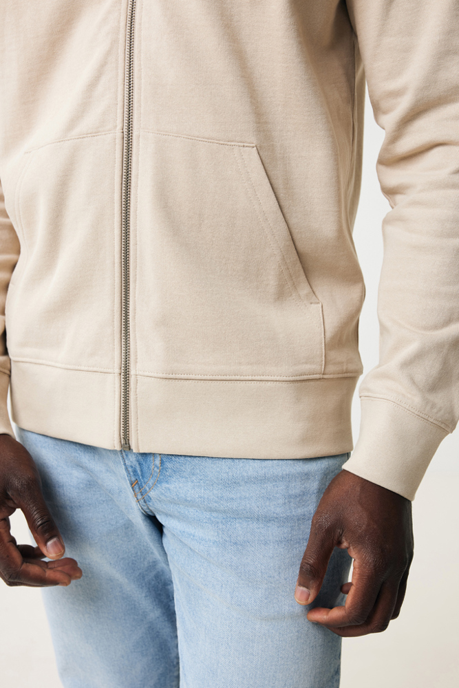 IQONIQ Abisko gerecycled katoen hoodie met rits