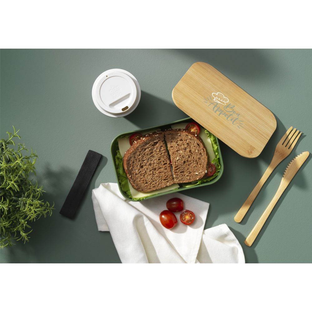 Midori Bamboo Lunchbox
