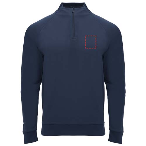Epiro sweatshirt met lange mouwen en kwartrits voor kinderen