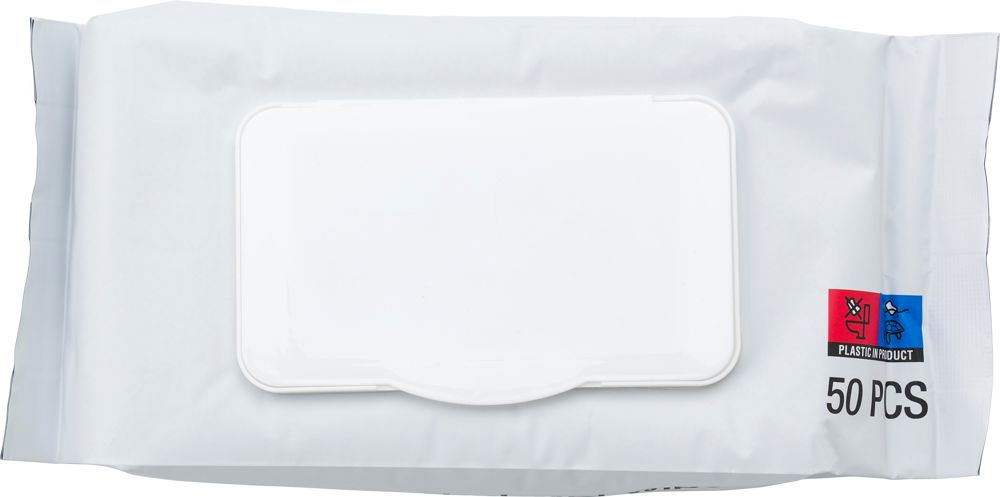 50 Alcohol doekjes in verpakking Estella - Wit