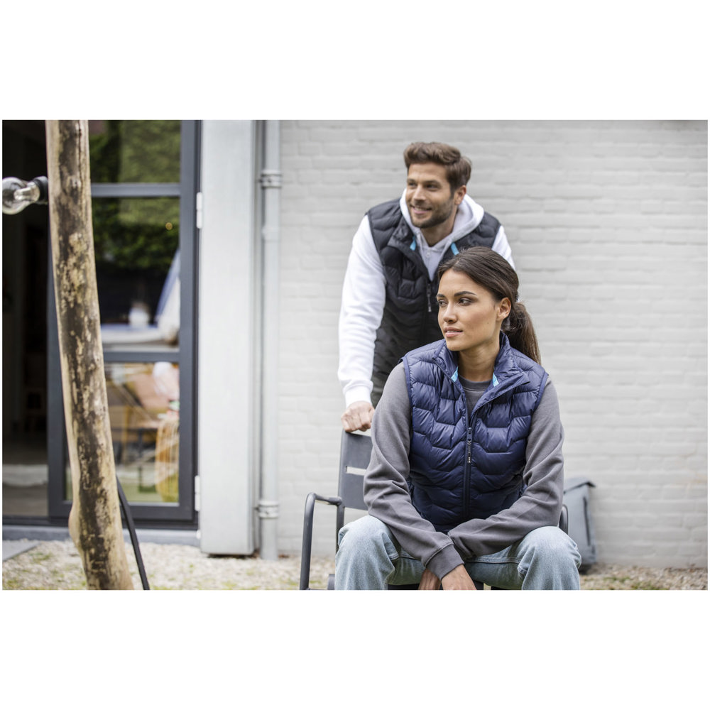 Petalite GRS gerecyclede geïsoleerde down bodywarmer voor dames