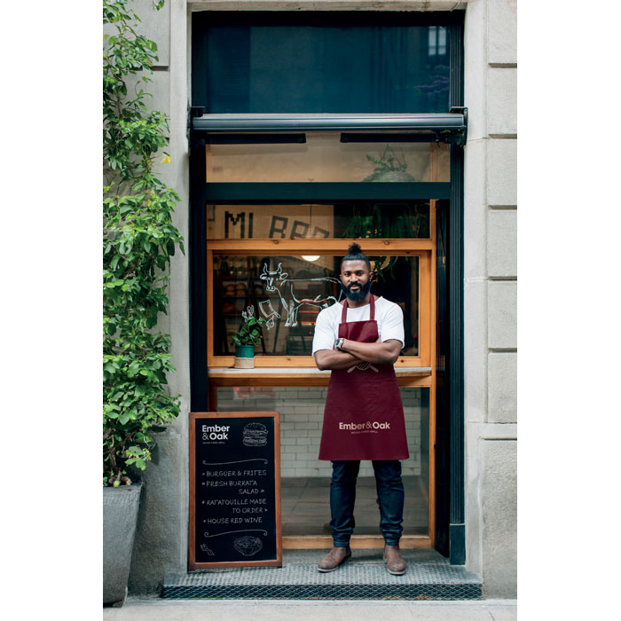 GAMMA - Schort biologisch katoen 240g