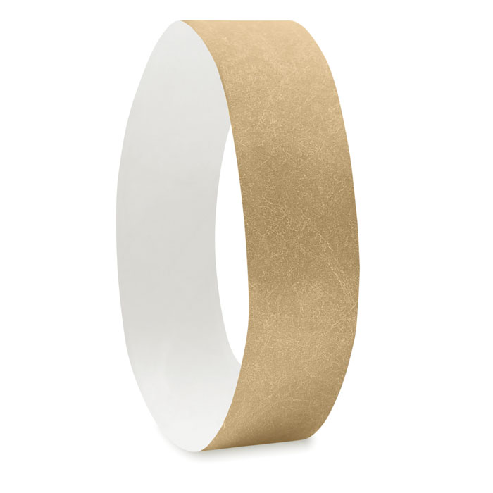 TYVEK - Èèn vel met 10 event armbandjes - goud
