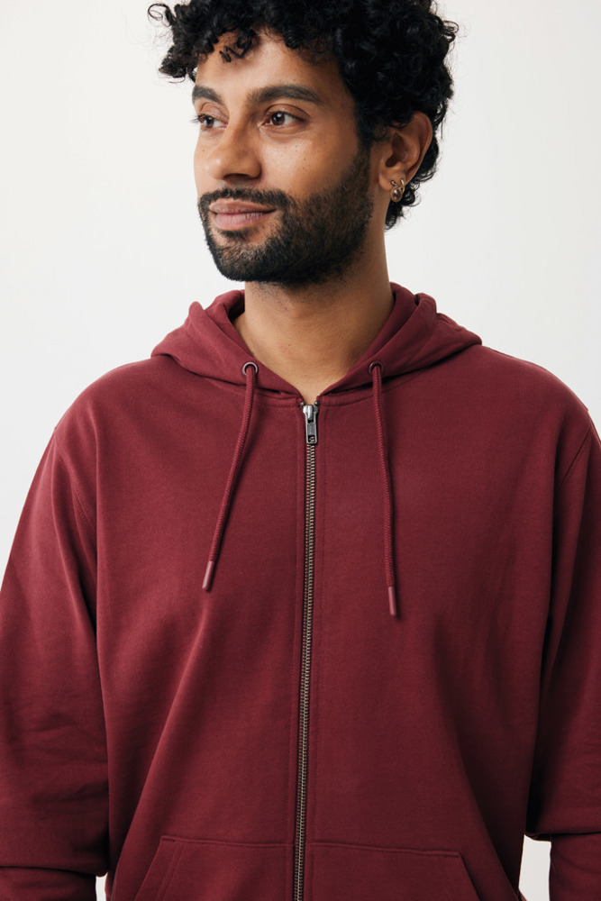 IQONIQ Abisko gerecycled katoen hoodie met rits