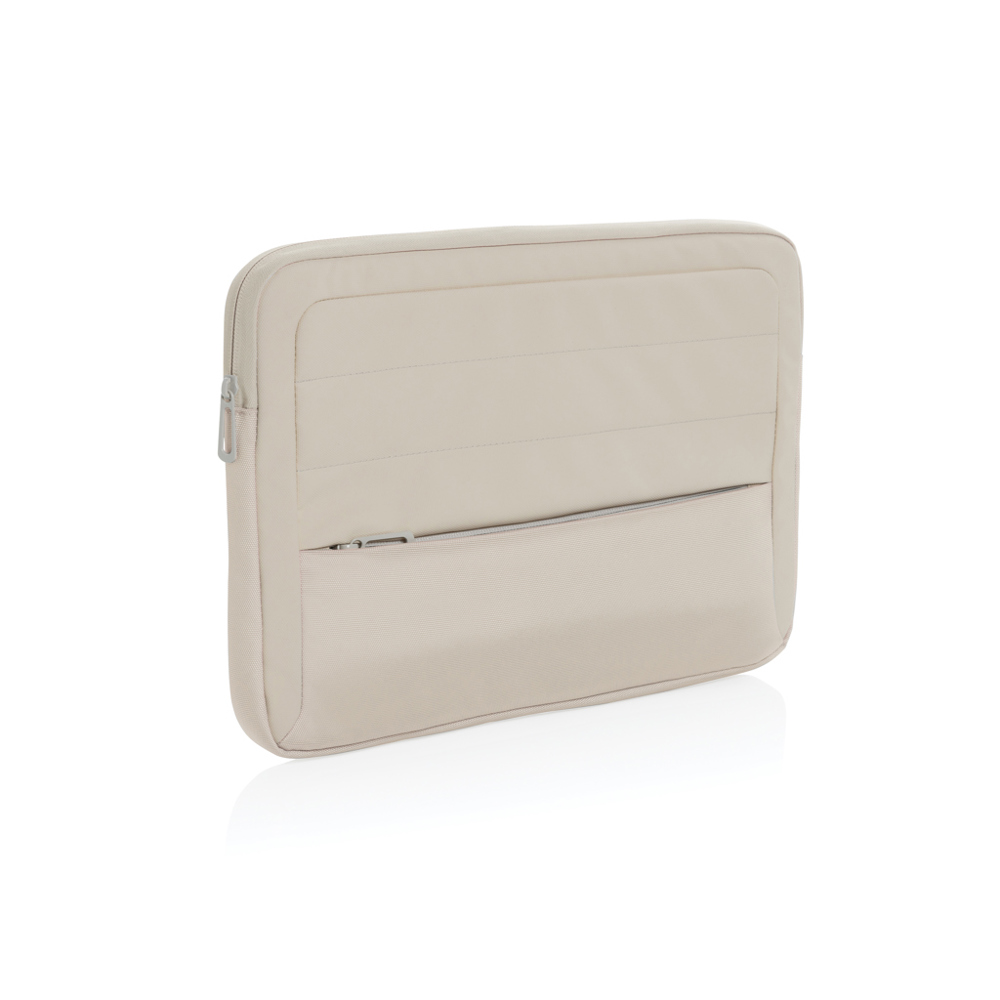 Armond AWARE™ RPET 15.6" laptop sleeve - beige (± PMS Warm Grey 1)