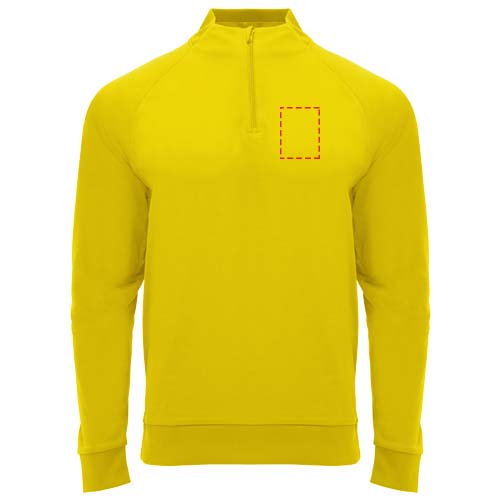 Epiro unisex sweatshirt met lange mouwen en kwartrits