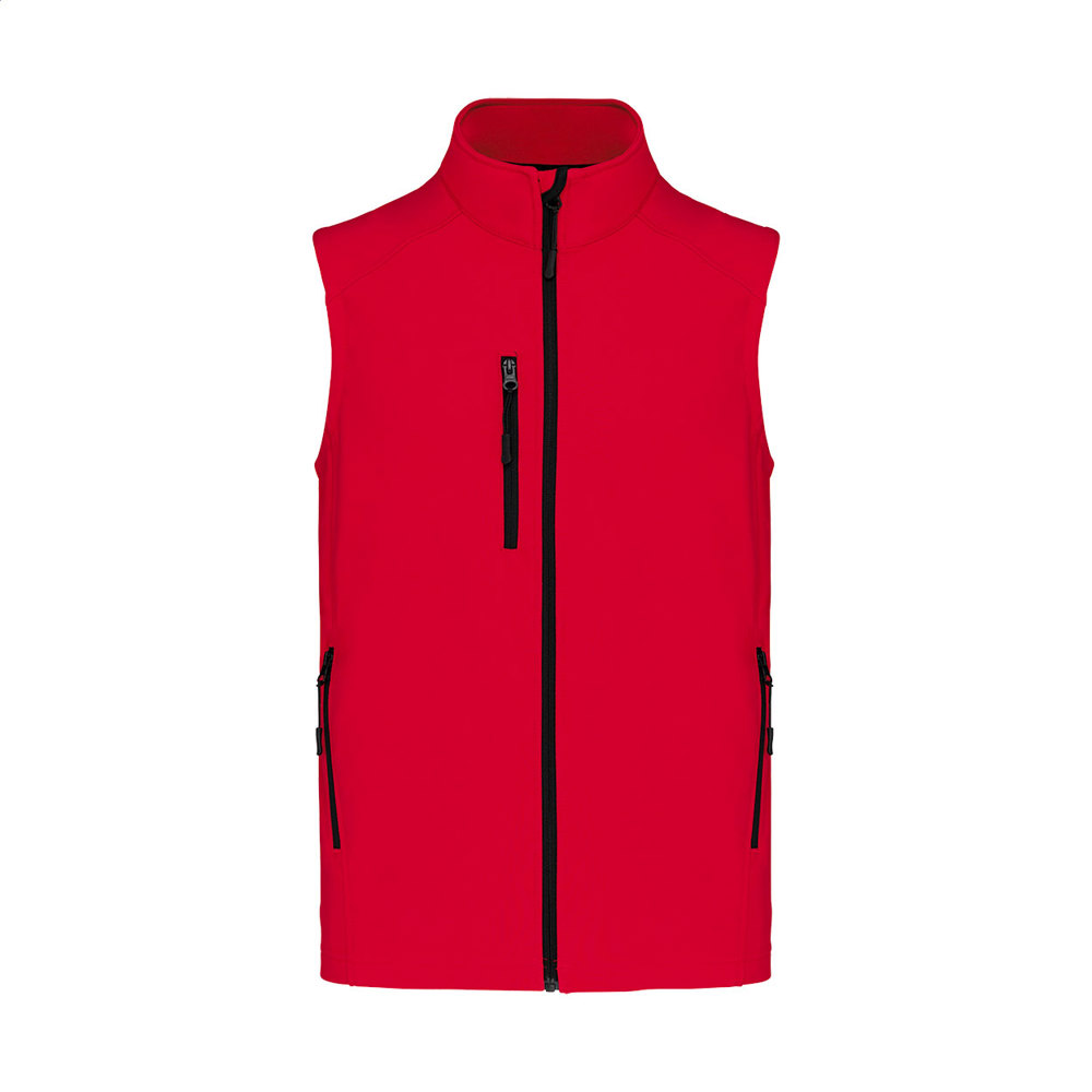 KA403 - 3-laags softshell bodywarmer vest - Rood