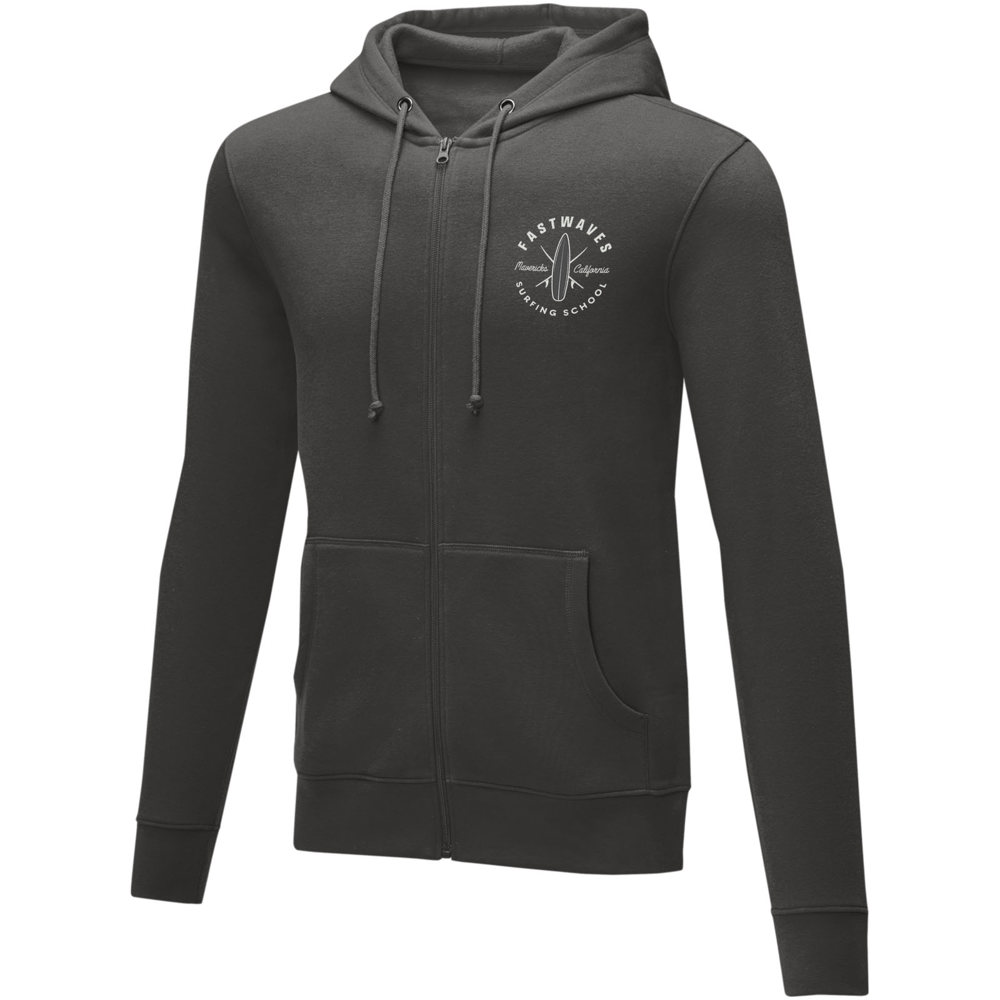 Charon heren hoodie met ritssluiting 