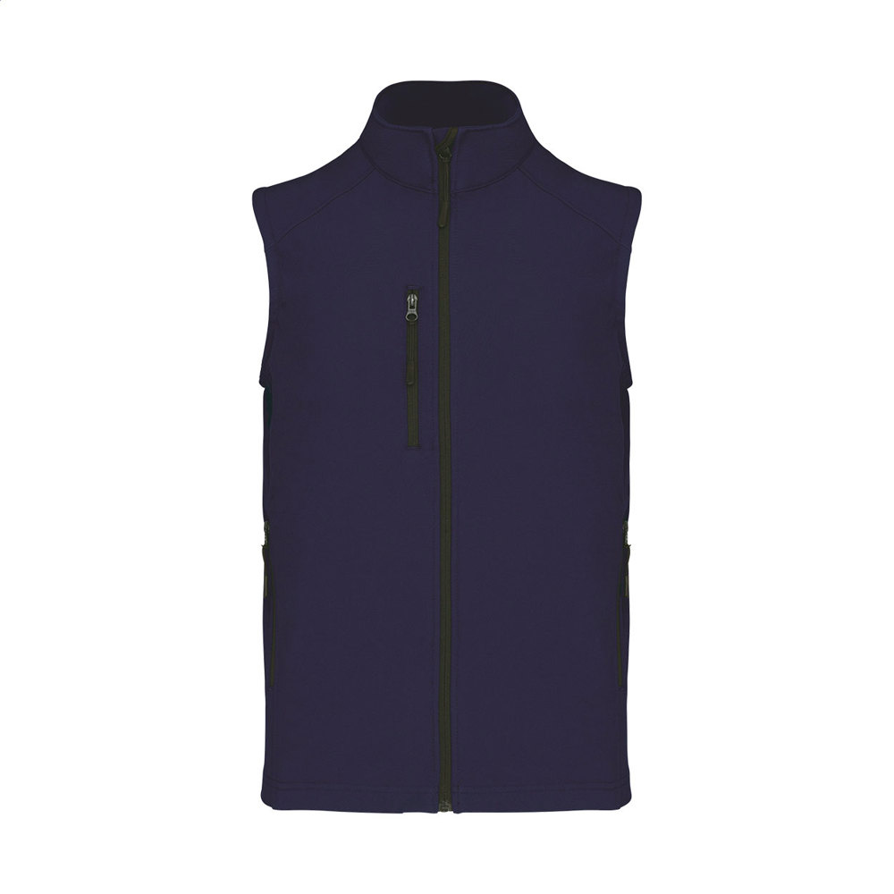 KA403 - 3-laags softshell bodywarmer vest - donker blauw