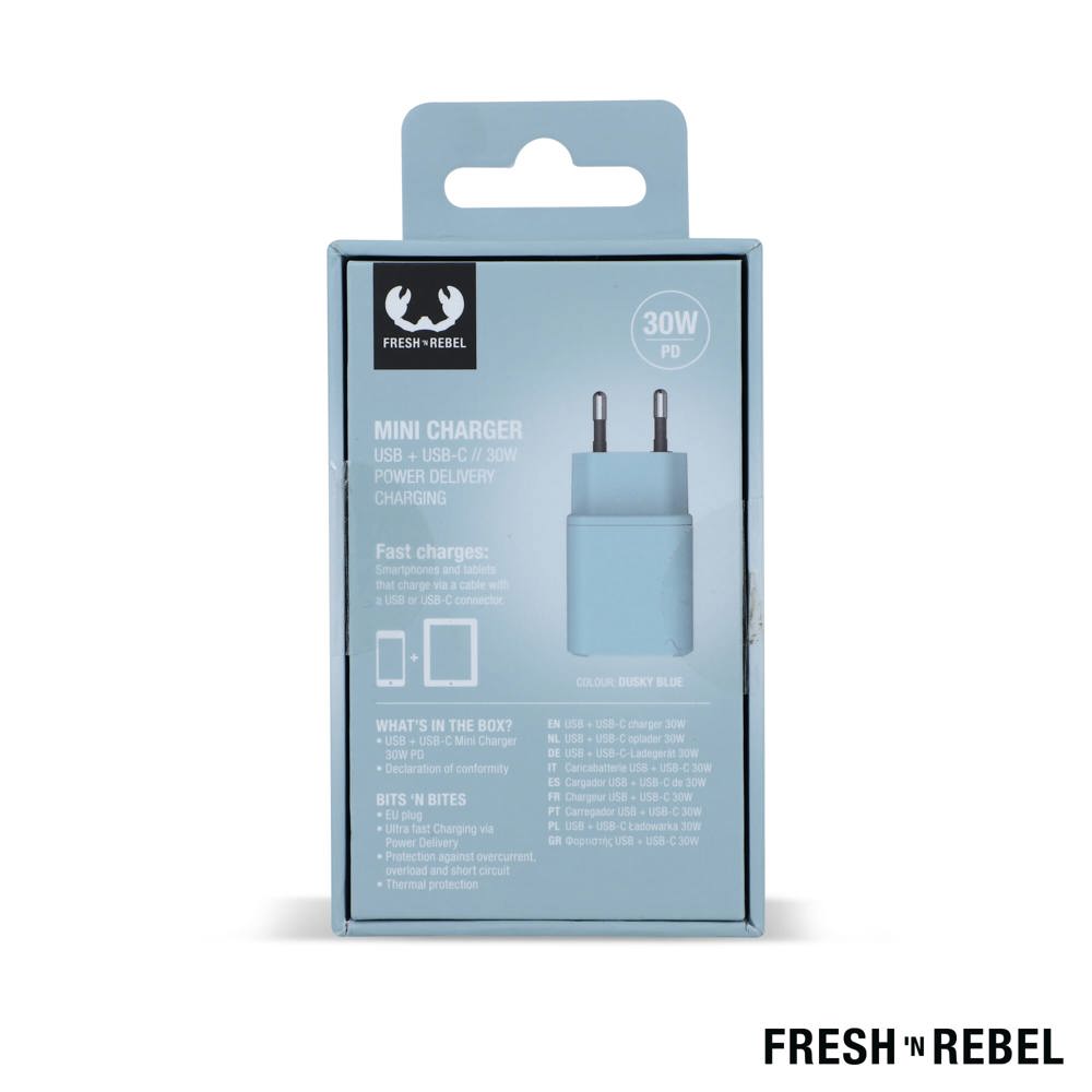 2WC30 I Fresh 'n Rebel Mini Charger USB-C + A PD // 30W