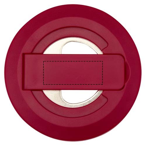 Ain magnetische telefoonstandaard van gerecycled plastic met flesopener 