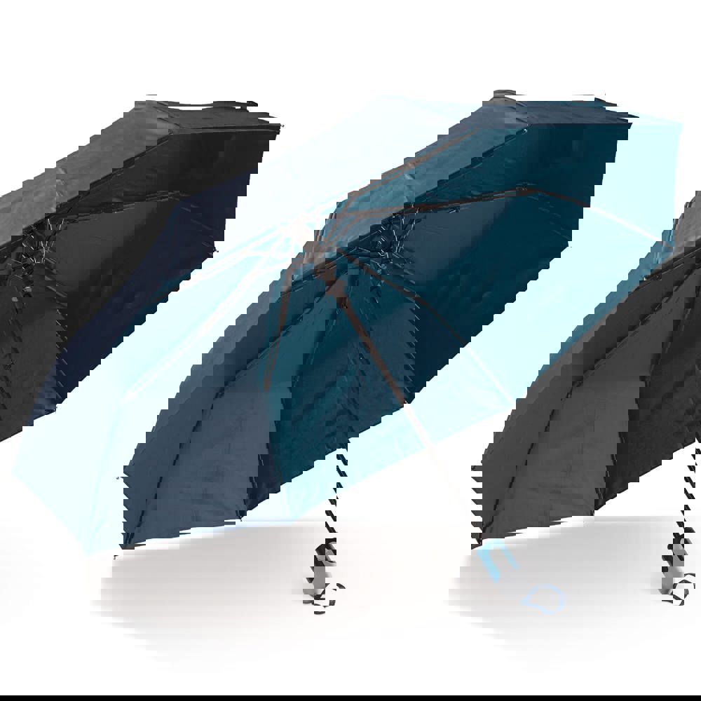 Opvouwbare 22” paraplu auto open - Donkerblauw