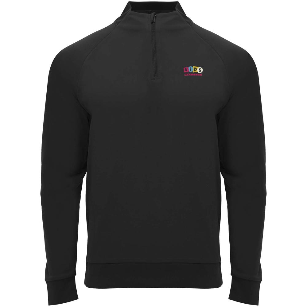Epiro 200 g/m² sweatshirt met lange mouwen en kwartrits voor kinderen