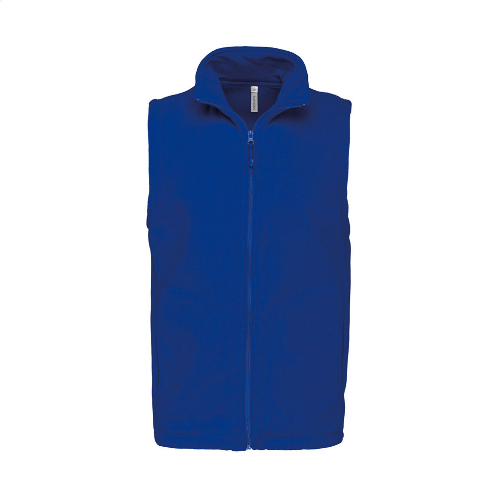 KA913 - fleece bodywarmer vest - Blauw
