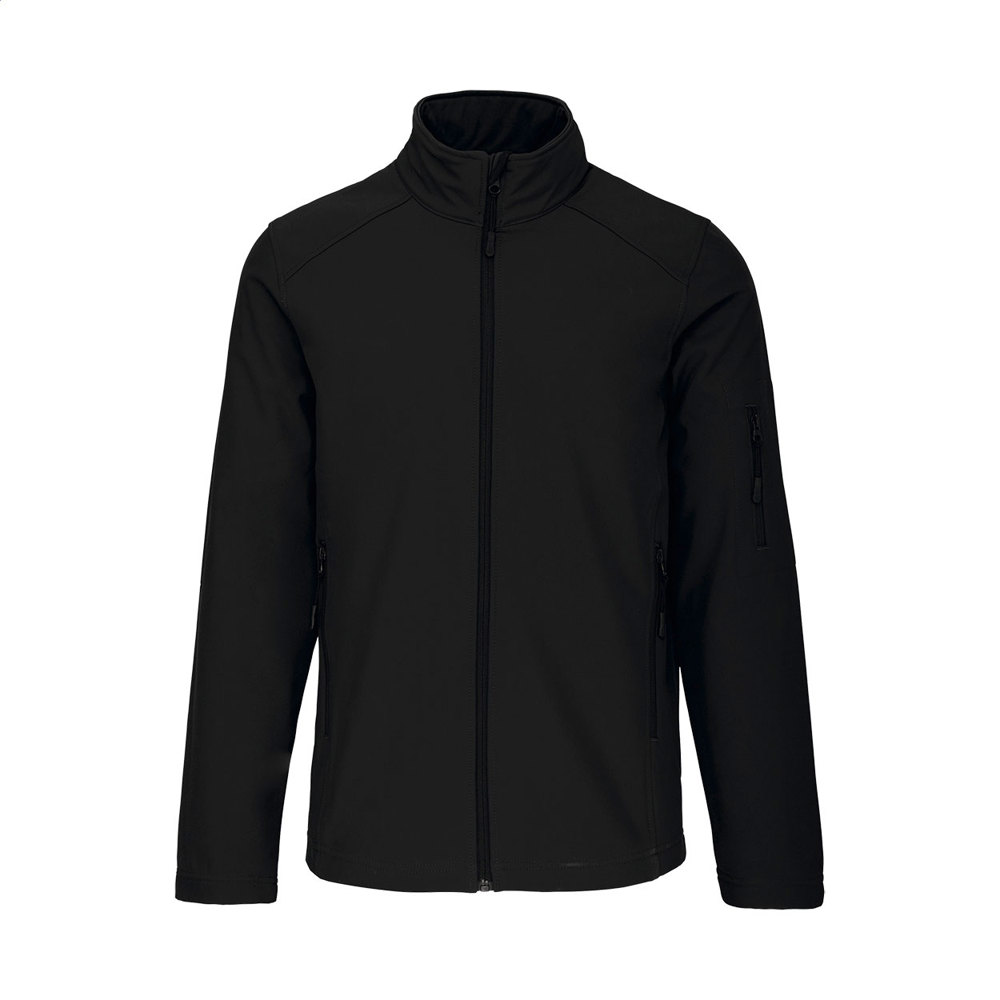 KA401 - 3-laags softshell jas - Zwart