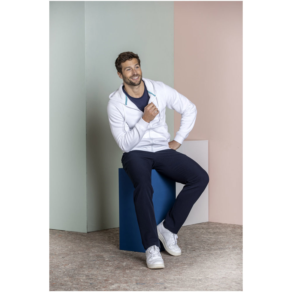Ruby heren biologische gerecyclede hoodie met volledige rits