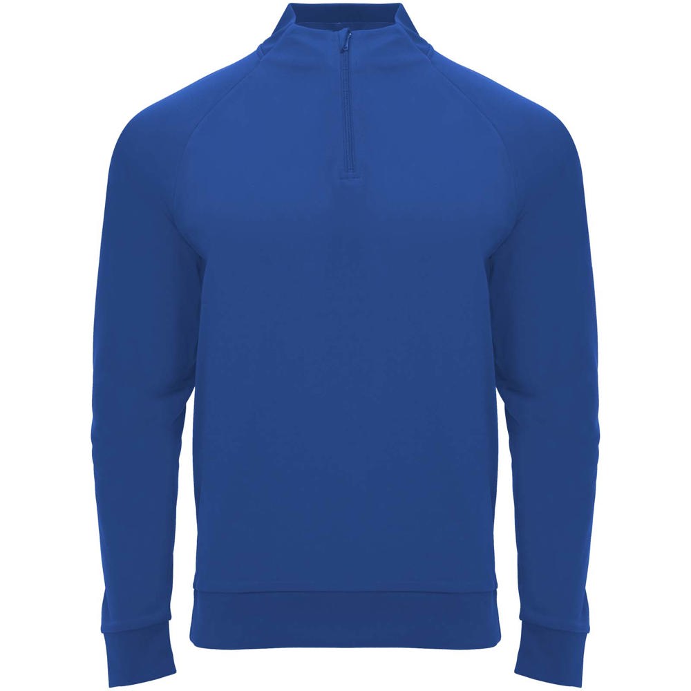 Epiro sweatshirt met lange mouwen en kwartrits voor kinderen - Koningsblauw