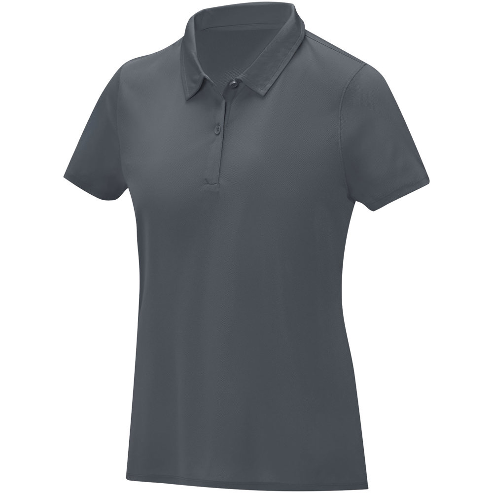 Deimos coolfit damespolo met korte mouwen - Stormgrijs