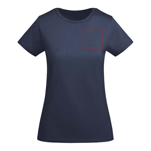 Breda biologisch katoenen dames T-shirt met korte mouwen