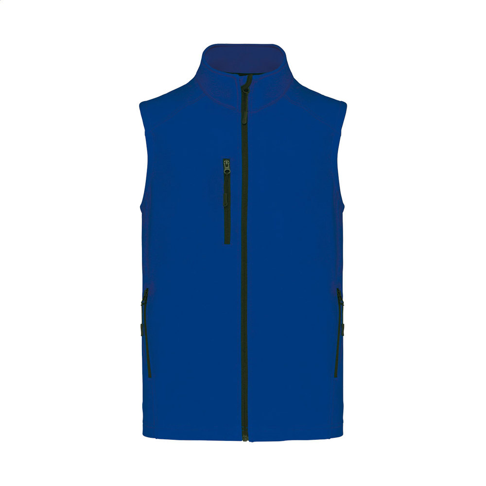 KA403 - 3-laags softshell bodywarmer vest - Blauw