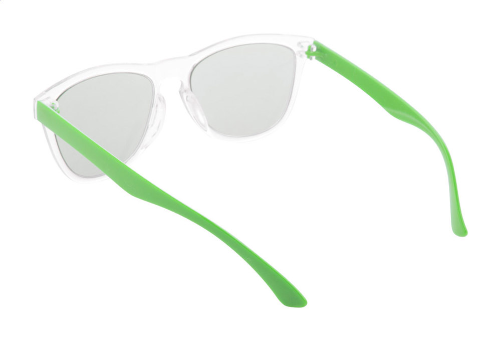CreaSun - personaliseerbare zonnebril - wit/groen