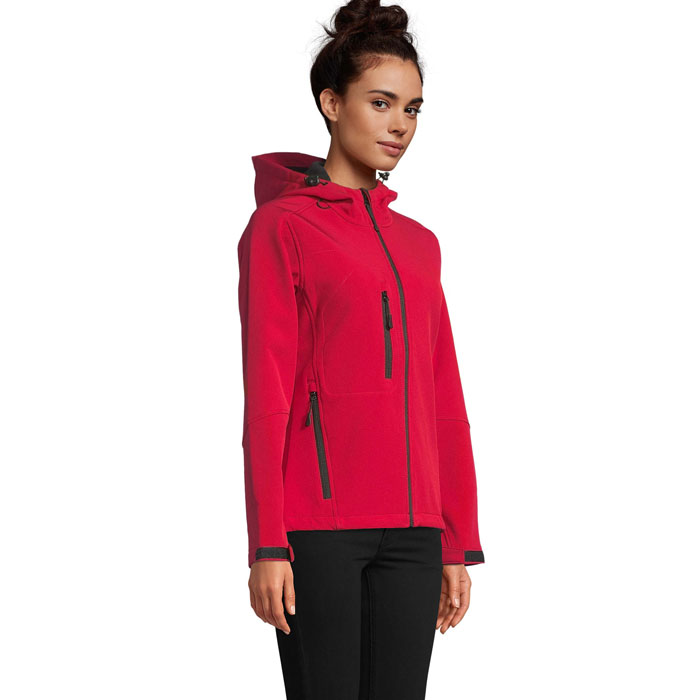 REPLAY WOMEN - REPLAY DAMES HOOD SOFTSHELL