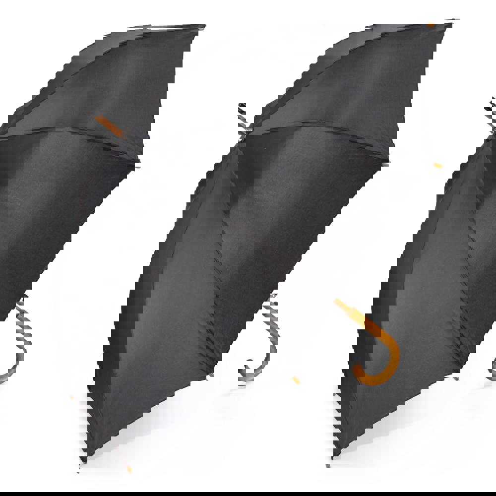 Aran 190T Polyester 23" Paraplu Auto open - Zwart