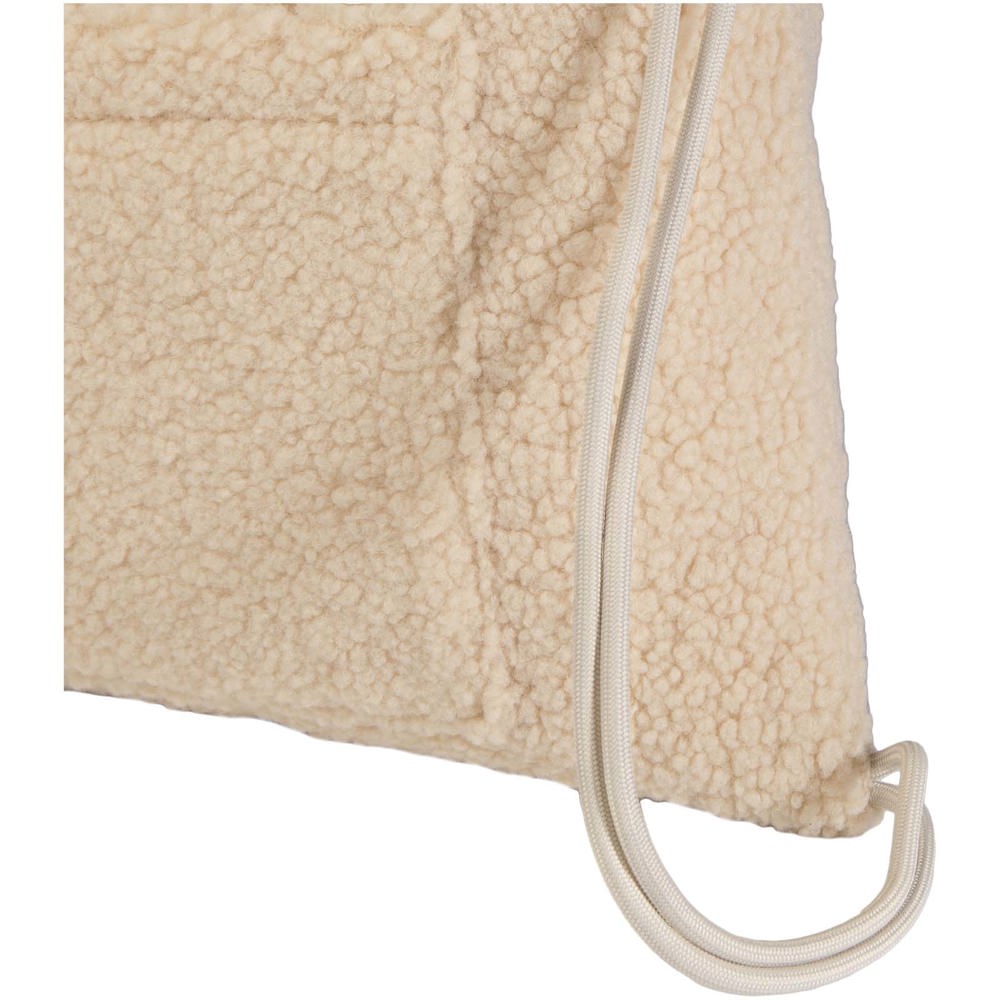 Bear GRS gerecyclede sherpa rugzak met trekkoordsluiting 9 l