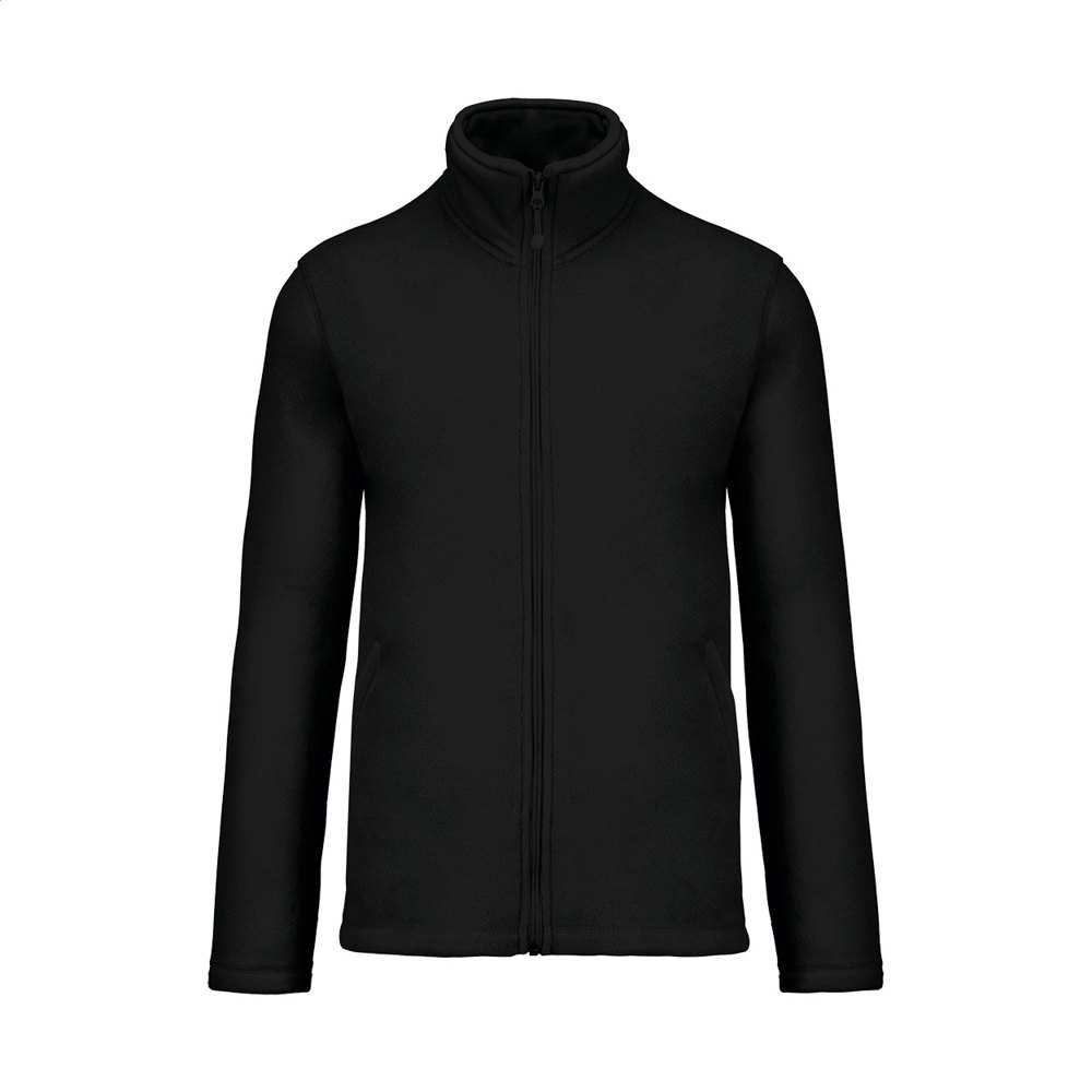KA911 - full zip fleece jas - Zwart