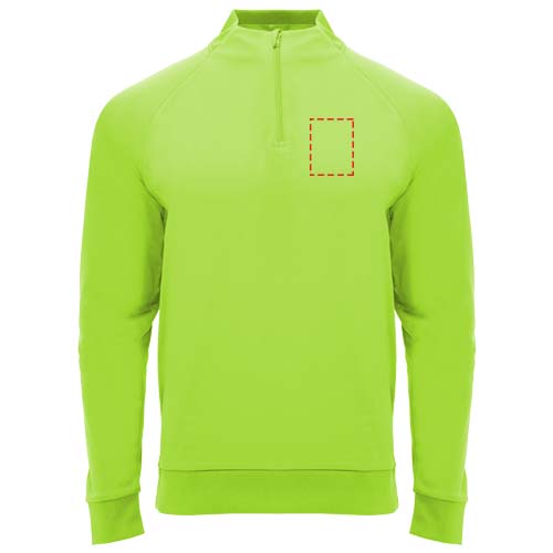 Epiro unisex sweatshirt met lange mouwen en kwartrits