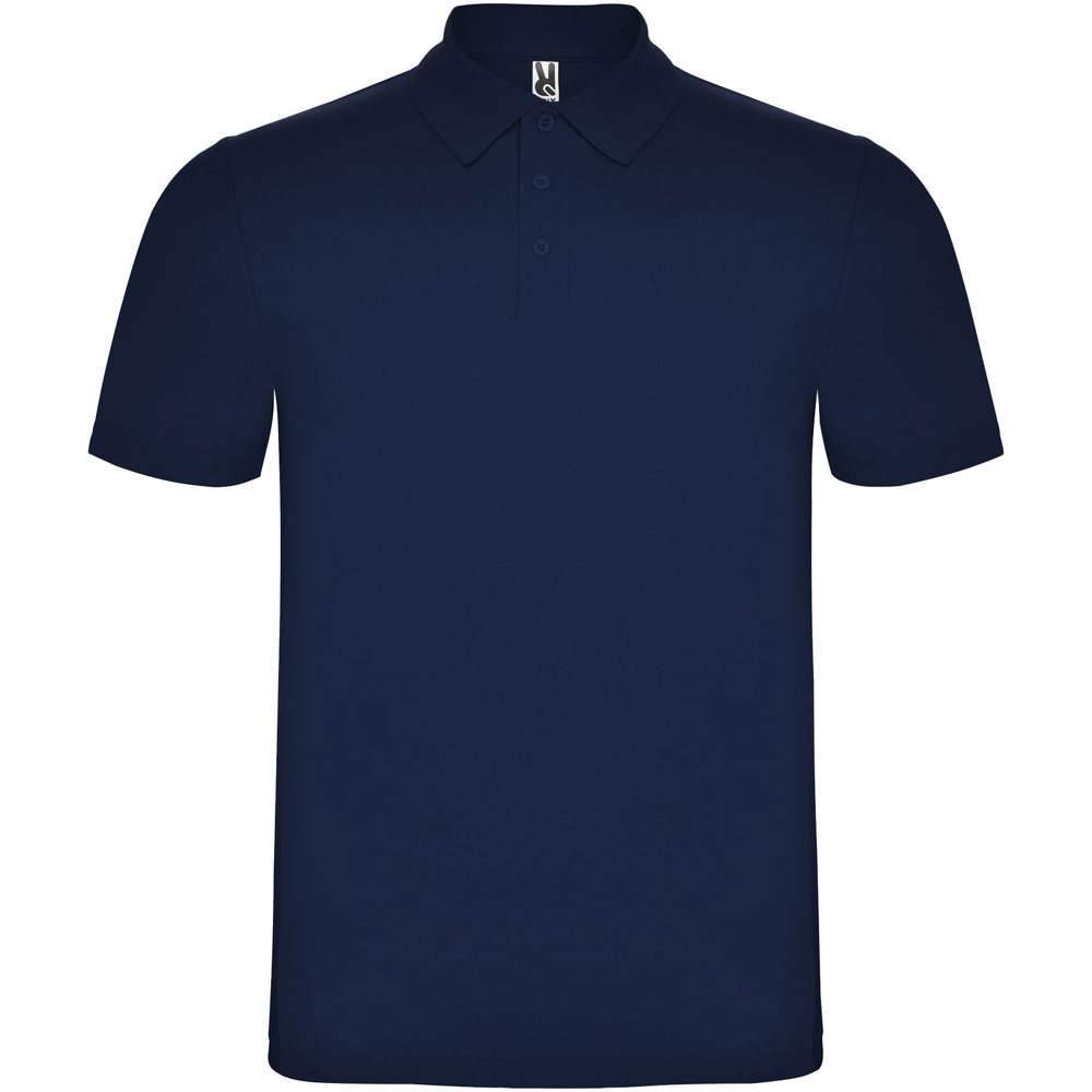 Austral unisex polo met korte mouwen - Marineblauw