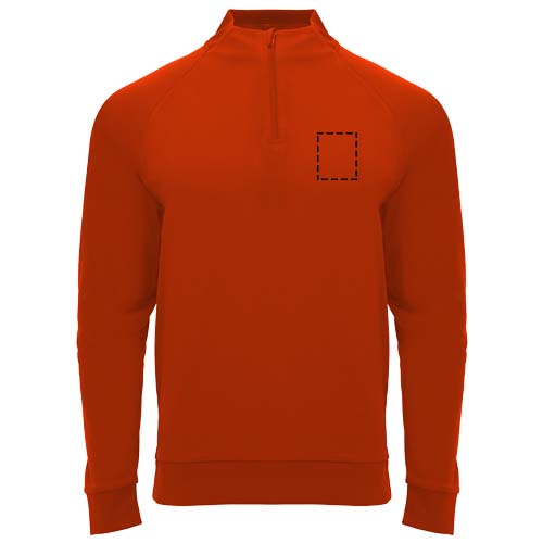 Epiro sweatshirt met lange mouwen en kwartrits voor kinderen