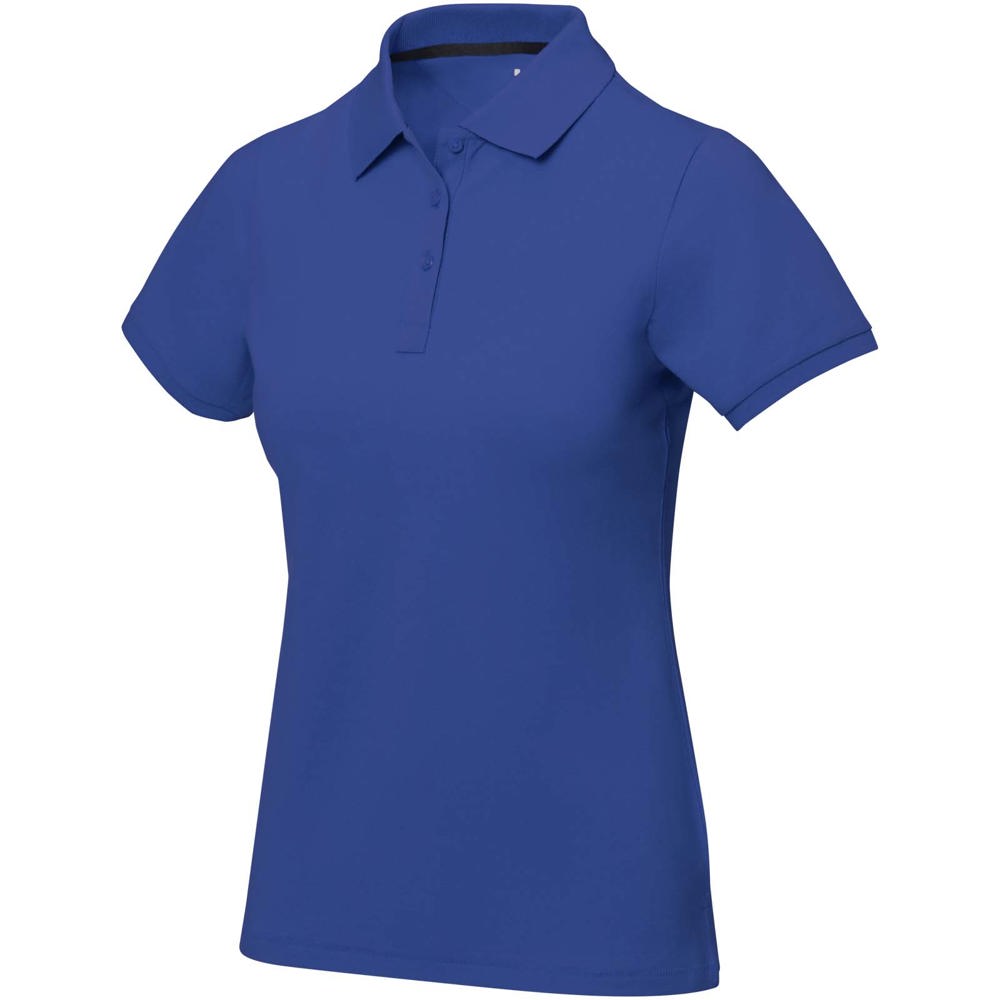 Calgary damespolo met korte mouwen - Blauw