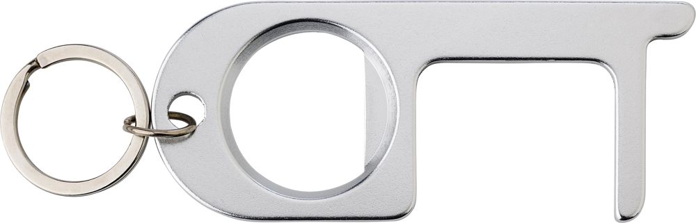 Aluminium deuropener Jada - Zilver
