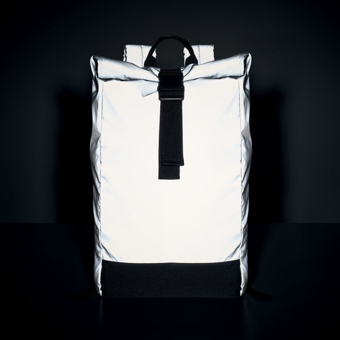 BRIGHT ROLLPACK - Reflecterende rolltop rugzak