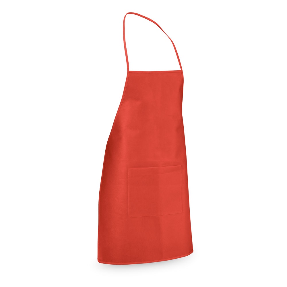 CELERY. Non-woven schort (80 g/m²) - rood