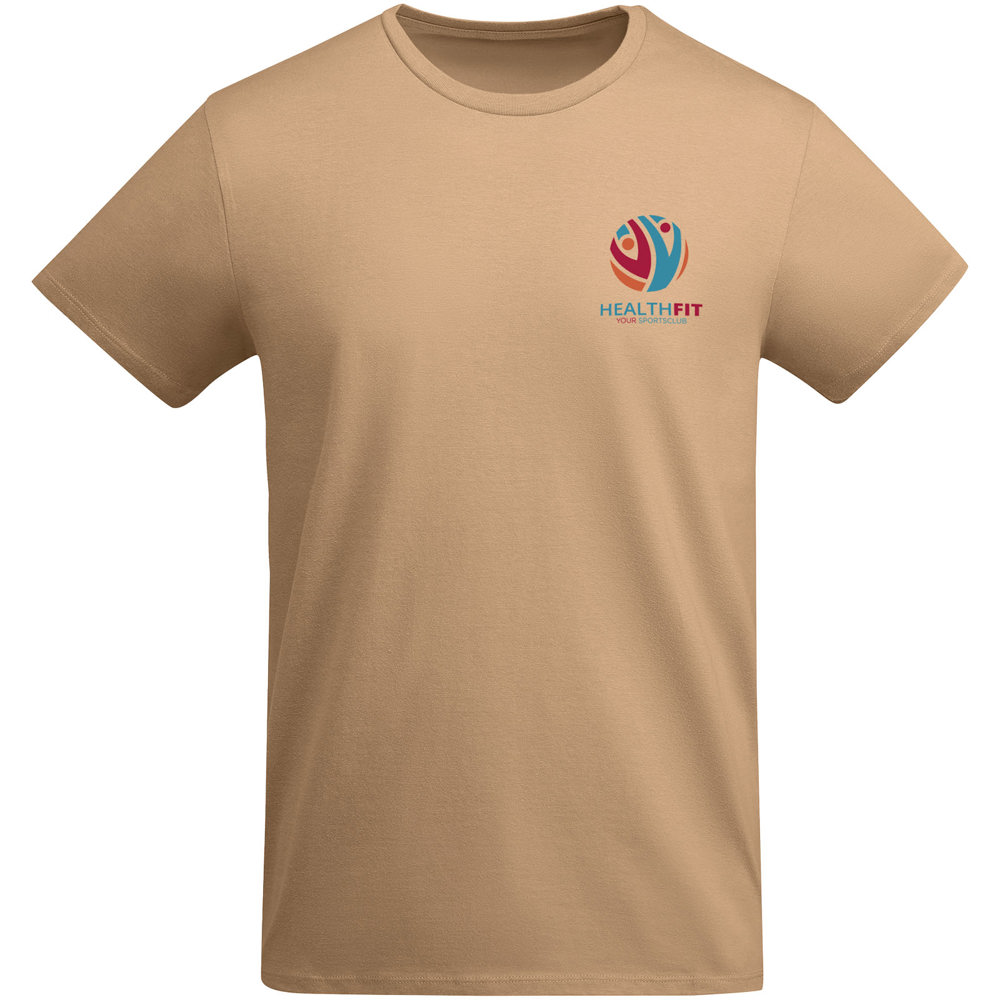 Breda biologisch katoenen herenshirt met korte mouwen