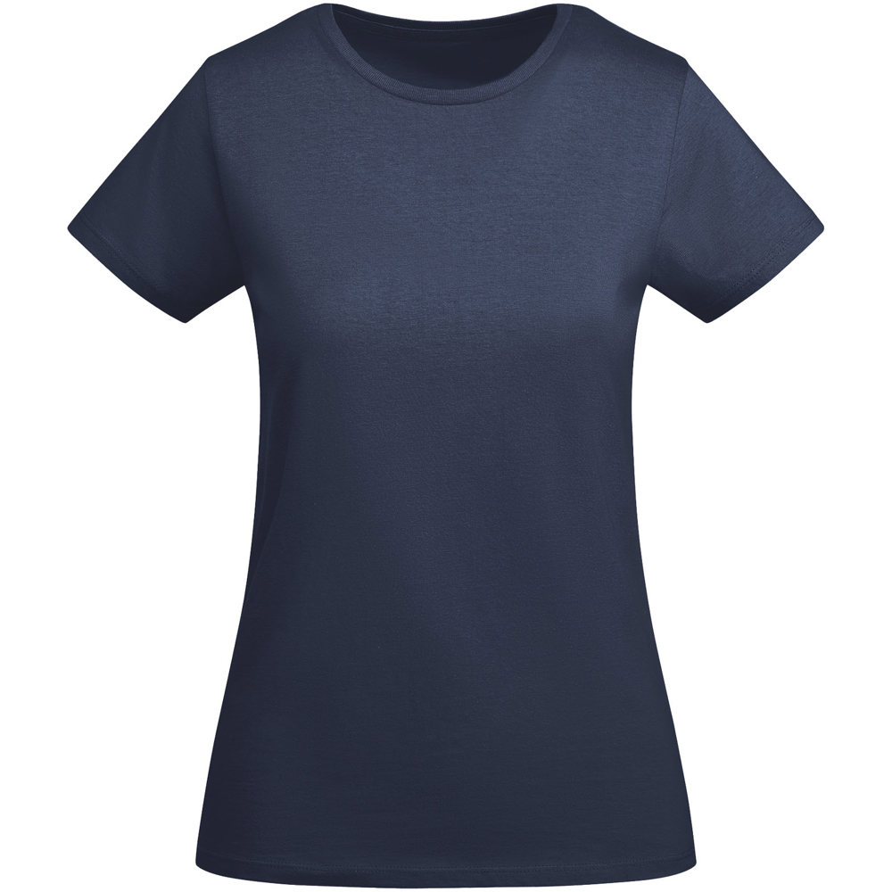 Breda biologisch katoenen dames T-shirt met korte mouwen - Marineblauw