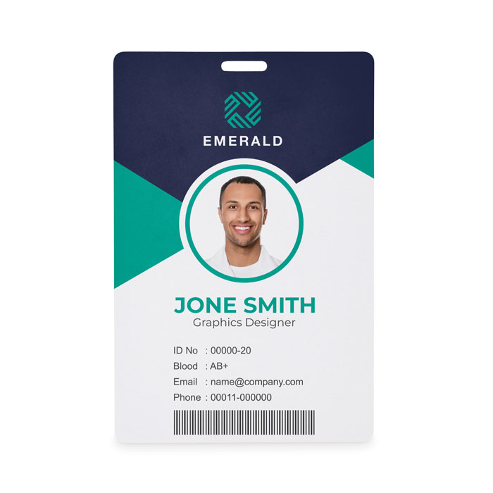 BADLARGE - Lanyard badge 120 x 80 mm