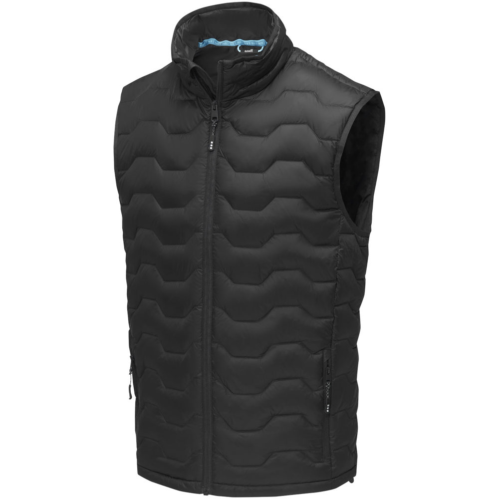 Petalite GRS gerecyclede geïsoleerde down bodywarmer voor heren - Zwart