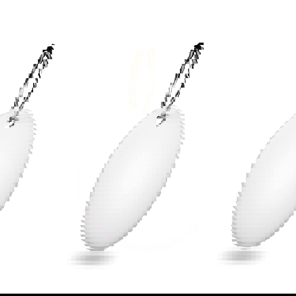 Aqiila Tagbird Waterbestendige Tracker met sleutelring - Wit