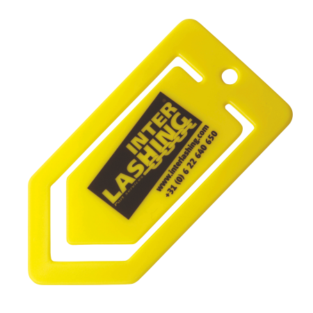 Papierclip pijl Maxi 120 mm - geel