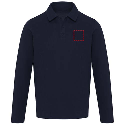 Apollo uniseks poloshirt met lange mouwen