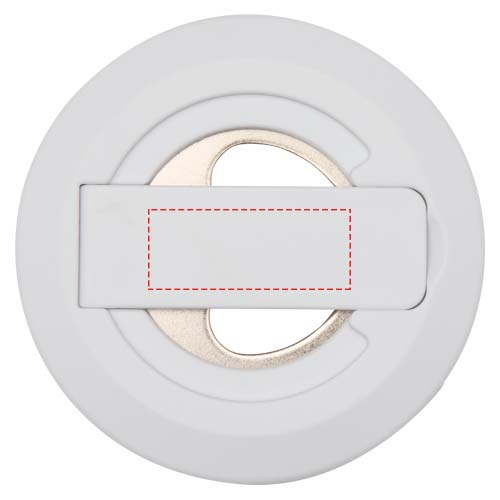 Ain magnetische telefoonstandaard van gerecycled plastic met flesopener 