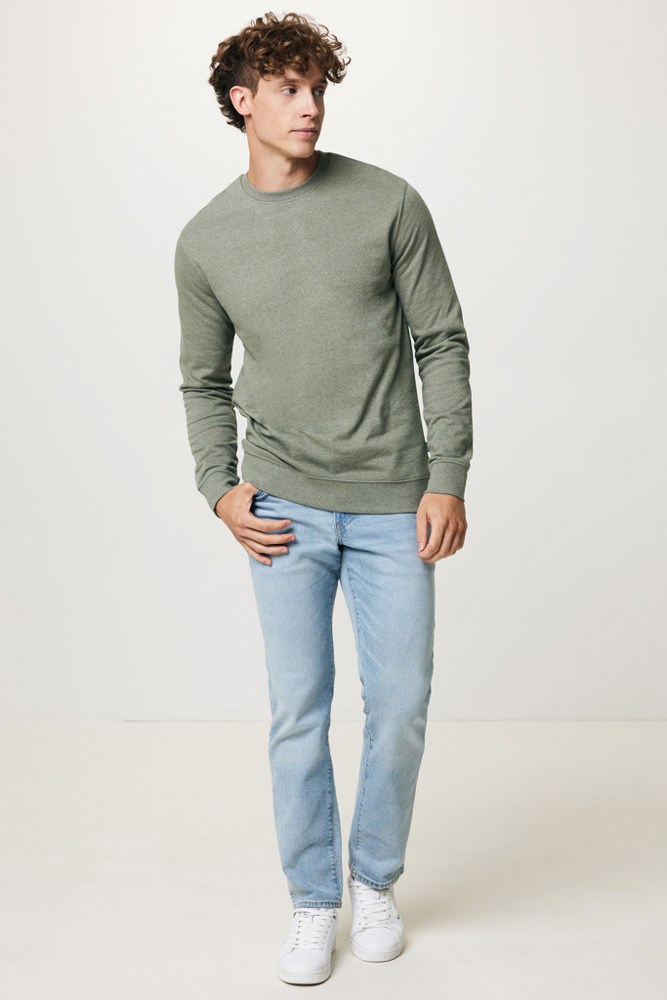 IQONIQ Denali gerecycled katoen sweater ongeverfd